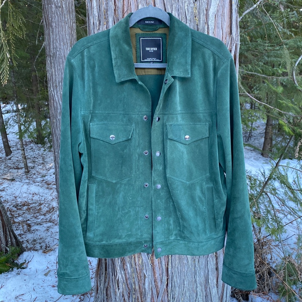Todd Snyder Italian Suede Snap Dylan Jacket